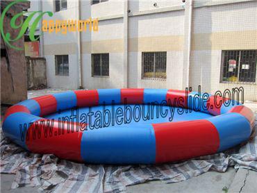 China Custom Colorful Round Inflatable Water Ball Pool For Kids Park Games for sale