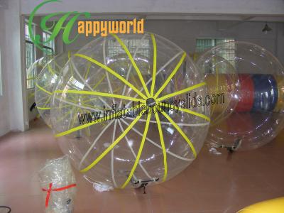 China Ce Fluorescent Inflatable Bumper Ball , Human Inflatable Bubble Ball For Adults for sale