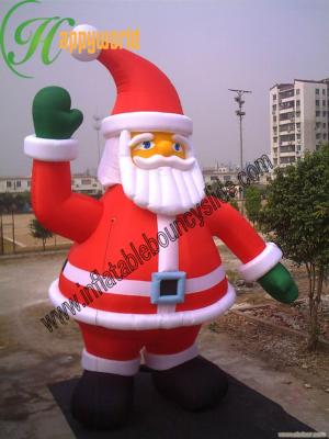 China Papá Noel inflable gigante para las decoraciones inflables de la yarda del día de fiesta de alquiler en venta