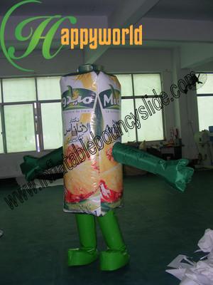 China Waterproof Inflatable Advertising Can With Cartoon Characters For Rent for sale