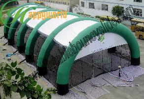 China Customized Large Inflatable Paintball Bunkers Tent For Paintball Games for sale