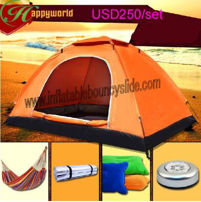 China 2 Person Inflatable Camping Tent With Commercial Grade 210D For Family for sale