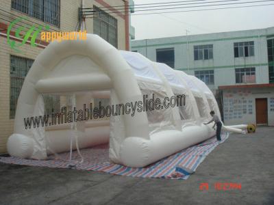 China Professional Large Inflatable Tent With Waterproof Double Stitching PVC  White for sale