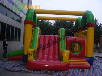 China Rental  Outdoor 3 In 1 Inflatable Combo With Bouncy Slides For Party Or Event For Kids  With CE / ULBlower for sale