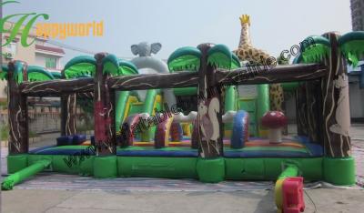 China Anuncio publicitario inflable modificado para requisitos particulares de Combos del parque zoológico animal gigante para jugar el centro para el partido y el acontecimiento en venta