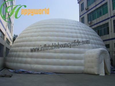 China Giant Square Inflatable Party Tent PVC Tarpaulin White Outdoor Lgloo for sale