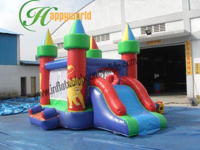 China Rey Hiring Bouncer Slide Combo, pequeño ventilador animoso del león del CE/UL de las diapositivas en venta