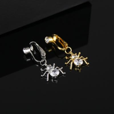 China New Arrival Fashion Jewelry Custom Durable Copper Belly Button Cute Navel Piercing Spider Shape Belly Ring for sale