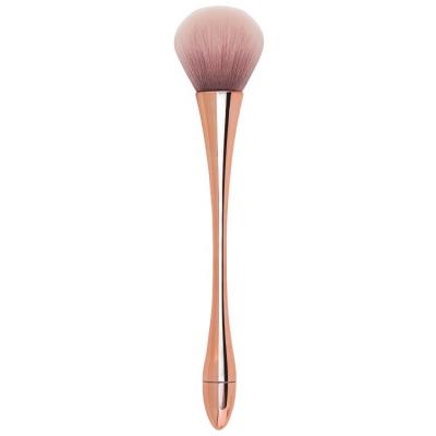 China Angular Blush Private Label Powder Single Base Blush Loose Brush Face Makeup Powder Brush for sale