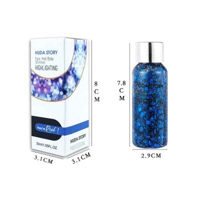 China New Style Portable Lip Gloss Pigments Cosmetic Liquid Chameleon Powder Eyeshadow Body Glitter for sale