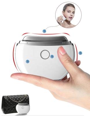 China Wrinkle Electric Face Detox Smart Vibration Panel Neck Remover Massage Stone Remover Scraping Beauty Home Instrument for sale