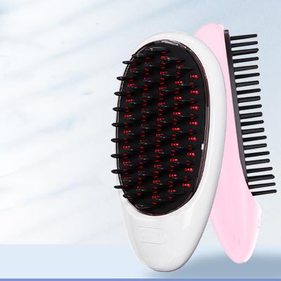 China Anti Hair Care Hair Loss Massage Therapy Comb Red Blue Light Hair Massage Brush Electric Hair Care Massage Comb for sale