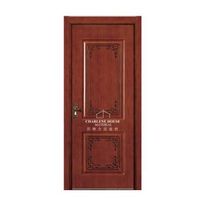 China Modern Classic Design Entry HDF Interior Wooden Doors With Fancy Carving Design for sale