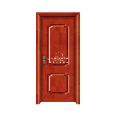 China Modern Classic Simple Carved Solid Oak Wood Internal Single Door for sale