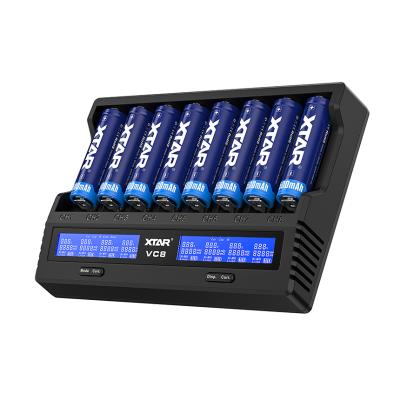 China Fast Auto Smart CD 2 Usb Liionni Dcdc 8 Slots Rechargeable Battery Charger High Power 3 AA Rechargeable Battery Charger With 8 Batteries for sale