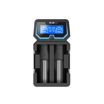 China 3.7V Li-ion & 1.2V NiMH XTAR X2 Battery Charger Small 1.2V AA Dual Input Sc C Micro Auto Micro USB AC Slot Li-ion Battery AAA Charger For 18650 for sale