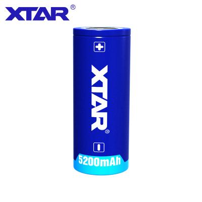 China Toys XTAR 26650 5200mAh 3.6v Lithium High Capacity Rechargeable Battery For Flashlight for sale