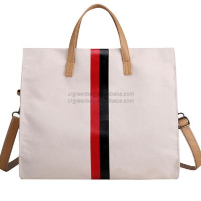 China Eco-Friendly 100% Natural Cotton Workwear Fashion Cotton Canvas Shoulder Bag Custom Tote Bag for sale