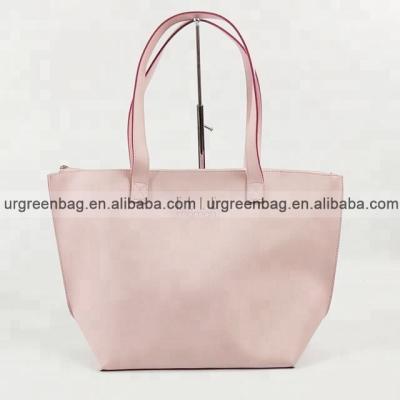 China 100% Natural Cotton Eco-Friendly PU/PVC Custom Made Tote Bag Shopping Bag Fashion Tote Bag for sale