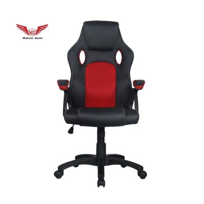 China (Size) Wholesale Adjustable Gaming Chair PC Racing Style Computer Gamer Chair Movable Railing for sale