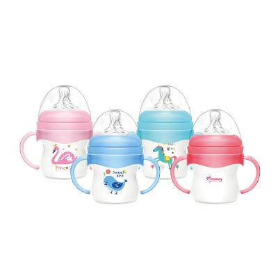 China BPA Free 120ml/4oz Wide Neck PP Baby Bottle MOQ One Carton Factory Supply Directly for sale