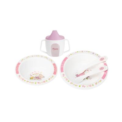 China BPA Free BPA Free Set MOQ One Set Cardboard Factory Supply Baby Products Baby Feeding Tableware Directly Free for sale