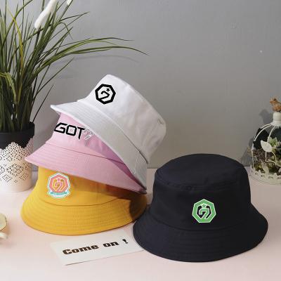 China Sporty Kpop GOT7 Hat Printed LOGO Custom Hat Summer Casual Hat Beach Bucket Fisherman Sun Hat Fashion Couples Gift Outdoor Hat Q595 for sale