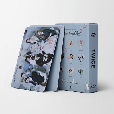 China Kpop Photocards 54Pcs/Box Korean Formula Twice LoveO+T=3 Small Memory Card LOMO Card Postcard For Fans Collection Gift Z212 for sale