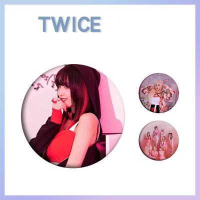 China Kpop Kpop TWICE MomoMinaSANA 1Pcs Badge Brooch Pin School Bag Backpack Decoration Badge For Fans Collection Gift Z234 for sale