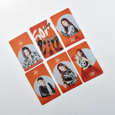 China Kpop New Korean Album IT'Z Photocard 6pcs/set ITZY JE Postcard For Fans Collection LOMO Gift Voucher Customizable Q396 Card for sale