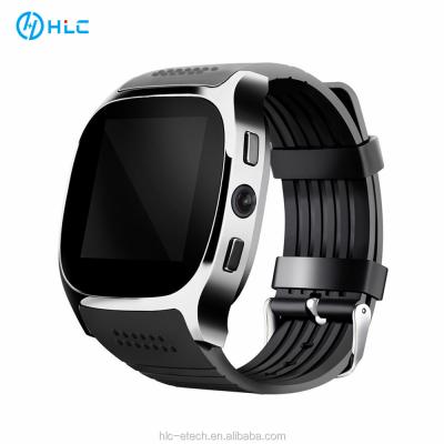 China MP3 Blue Tooth 2G Touch Screen MTK6261 Smartwatch Watch Cell Phone T8 Wholesale Factory Playback Smart GSM 1.54