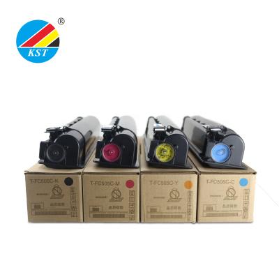 China COMPATIBLE compatible black color toner cartridge TFC505 T-Fc505 for Toshiba-e STUDIO 2000 2500 2505 3005 3505ac Printer Toner for sale