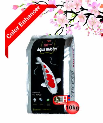 中国 Fish Aqua Master Pond Koi Carp Fish Food (Feed) Garden Color Enhancer Spirulina & Astaxanthin 10kg (S/L) 販売のため