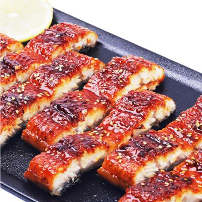 China Low Sugar OEM Wholesale Customize High Quality Sushi Packing Frozen Conger Fish Japanese Unagi Kabayaki BBQ Grilled River Roasted Eel for sale