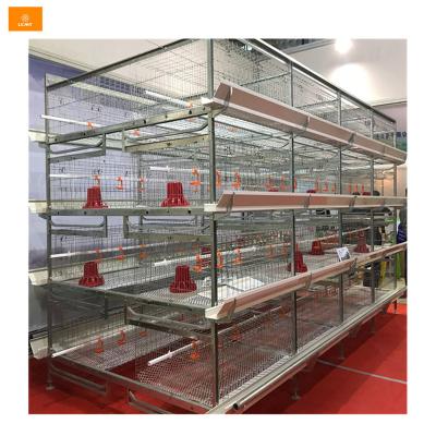 China Wholesale Poultry H Type Farms Battery Broiler Cages With PP Belt End Fertilizer Removal System for sale