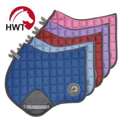 China 2021 New Fashion Glitter Mesh Custom Horse Saddle Pad Mesh Glitter Equestrian Horse Equipment for sale