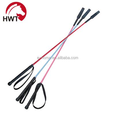 China Economical Multicolor Horse Whip Riding Whip Horse Racing Whip Horse Crop Equestrian Equipment 65cm or Customized Size for sale