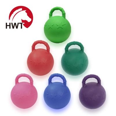 China High Quality HDPE Horse Play Ball Toy Ball For Horse With Apple Flavor Equestrian Equipment 25cm for sale