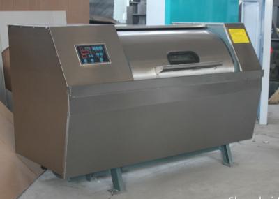 Cina lavatrice a tamburo orizzontale di acciaio inossidabile 50kg per la lavanderia di self service in vendita