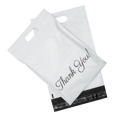 China Carrying In Plain White Poly Standard Fashion Portable Mailers Thank You Bag for sale