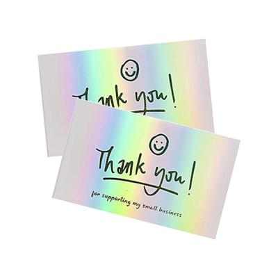 China Business Thank You Card In Stock After Sales Service Message Custom Thank You Card For Business for sale