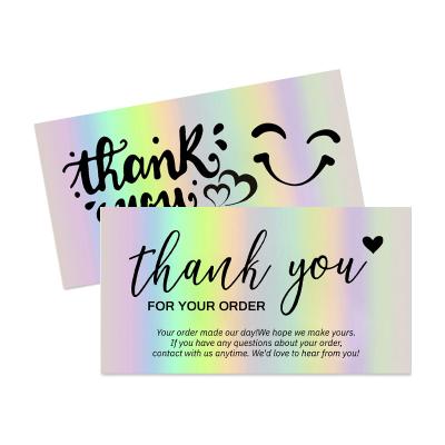 China Paper & Paperboard Thank You Cards In Stock After-Sales Service Message Custom Thank You Card For Buisness for sale