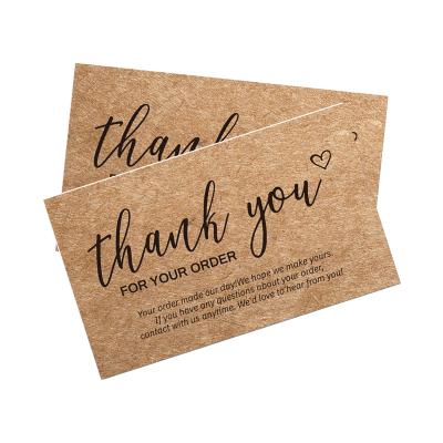 China paper & Cardboard Thank You Card After Sales Service Praise Message Luxury Thank You Cards Printing for sale