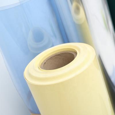 China Eco-friendly Rigid Color Pet One-Piece Custom Sheet Roll Yellow Pet Sheet For Cosmetic Packaging for sale