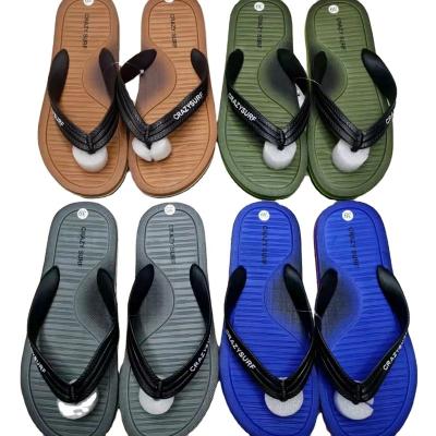 China Fashion Trend Design New Design Flip Flop High Quality Comfortable EVA Beach Slippers For Men for sale