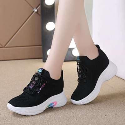 China New Sports Shoes Mesh Platform Sneakers Women Fashion Breathable Mesh Tennies Sports Shoes Anti-odor Spring Women for sale