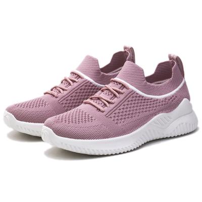 China Mesh Sports Shoe Cheap Light Breathable Wholesale Fashion Sports Shoes Anti-odor Summer Outdoor Women's Trainers for sale