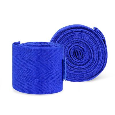 China Cotton Boxing Bandage Adjustable Logo Custom Hand Wraps Training Sheer Protection for sale