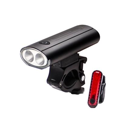 China Durable USB Rechargeable Bicycle Light Set Bike Light Front and Rear Waterproof Bicycle Light Kit for sale