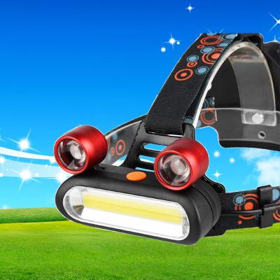 China Durable 10w Led Multifunctional Strong Light Rechargeable Strong Light Head-mounted Rechargeable Headlight for sale